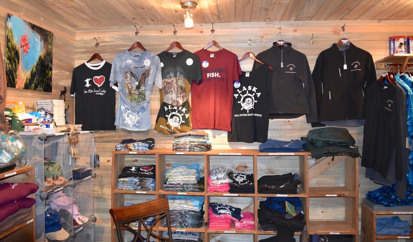 Lodge store with available merchandise.